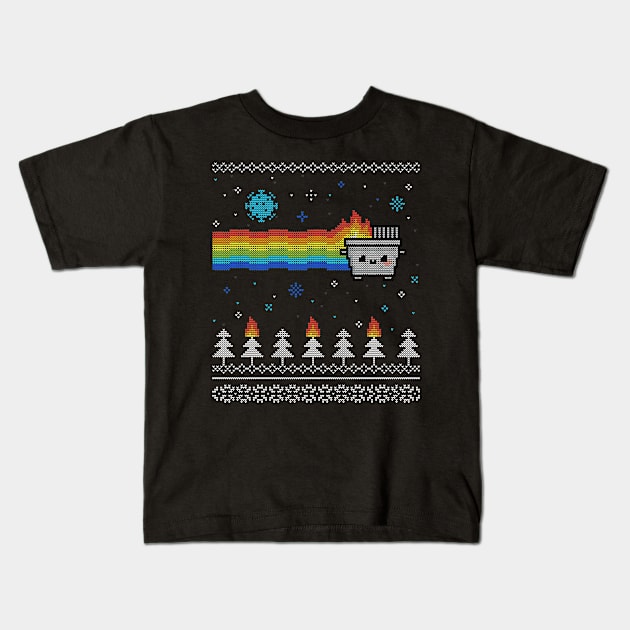 Dumpster Holidays Kids T-Shirt by Walmazan